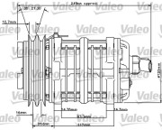 815802 Kompresor klimatizácie NEW ORIGINAL PART VALEO