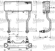 816597 Chladič motorového oleja VALEO