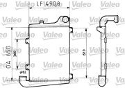 816729 Chladič plniaceho vzduchu NEW ORIGINAL PART VALEO