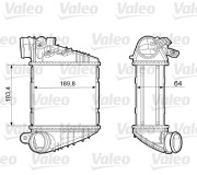 817457 Chladič plniaceho vzduchu VALEO