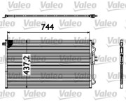 817582 Kondenzátor klimatizácie VALEO