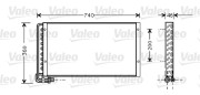 818040 Kondenzátor klimatizácie NEW PART VALEO