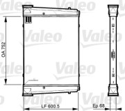 818882 Chladič plniaceho vzduchu NEW PART VALEO