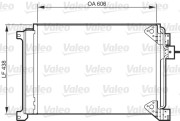 818985 Kondenzátor klimatizácie NEW PART VALEO