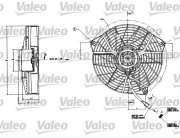 883556 Ventilátor chladenia motora VALEO