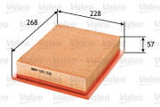 585008 Vzduchový filter VALEO