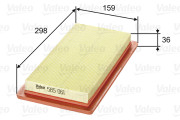585061 Vzduchový filter VALEO