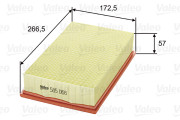 585068 Vzduchový filter VALEO