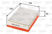 585150 Vzduchový filter VALEO