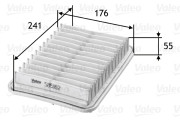 585162 Vzduchový filter VALEO