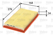 585251 Vzduchový filter VALEO