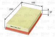585255 Vzduchový filter VALEO