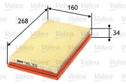 585359 Vzduchový filter VALEO