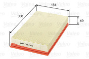 585360 Vzduchový filter VALEO