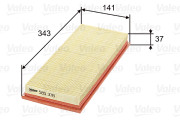 585376 Vzduchový filter VALEO