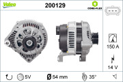 200129 Alternátor VALEO CORE-FLEX VALEO