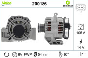 200186 Alternátor VALEO CORE-FLEX VALEO