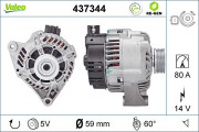 437344 Alternátor VALEO RE-GEN REMANUFACTURED VALEO