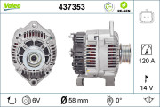 437353 Alternátor VALEO RE-GEN REMANUFACTURED VALEO