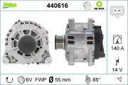 440616 Alternátor VALEO RE-GEN REMANUFACTURED VALEO