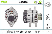 440670 Alternátor VALEO RE-GEN REMANUFACTURED VALEO