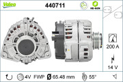 440711 Alternátor VALEO RE-GEN REMANUFACTURED VALEO