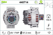 440714 Alternátor VALEO RE-GEN REMANUFACTURED VALEO