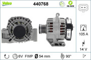 440768 Alternátor VALEO RE-GEN REMANUFACTURED VALEO