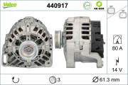 440917 Alternátor VALEO RE-GEN REMANUFACTURED VALEO