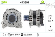 443391 Alternátor VALEO ORIGINS NEW VALEO