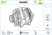 444485 Alternátor VALEO RE-GEN REMANUFACTURED VALEO