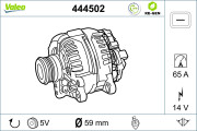 444502 Alternátor VALEO RE-GEN REMANUFACTURED VALEO