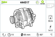 444517 Alternátor VALEO RE-GEN REMANUFACTURED VALEO