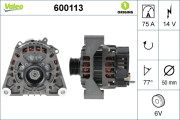 600113 Alternátor VALEO ORIGINS NEW VALEO