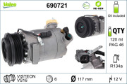 690721 Kompresor klimatizácie VALEO RE-GEN REMANUFACTURED VALEO