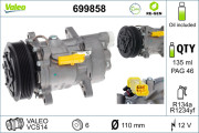 699858 Kompresor klimatizácie VALEO RE-GEN REMANUFACTURED VALEO