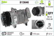 813646 Kompresor klimatizácie VALEO RE-GEN REMANUFACTURED VALEO