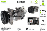 813883 Kompresor klimatizácie VALEO RE-GEN REMANUFACTURED VALEO