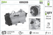 699209 Kompresor klimatizácie VALEO ORIGINS NEW VALEO
