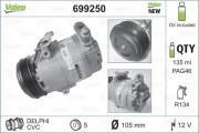 699250 Kompresor klimatizácie VALEO CORE-FLEX VALEO