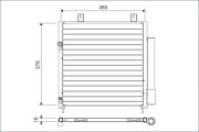 822600 Kondenzátor klimatizácie VALEO