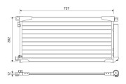 822607 Kondenzátor klimatizácie VALEO