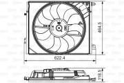 696882 Ventilátor chladenia motora VALEO