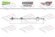 4103502 Lanko ovládania spojky FTE CLUTCH ACTUATION VALEO