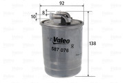 587076 Palivový filter VALEO