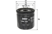 586142 Olejový filter VALEO