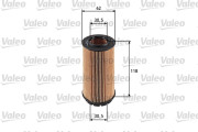 586525 Olejový filter VALEO
