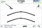 577806 Stieracia liżta SILENCIO FLAT BLADE SET VALEO