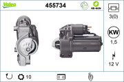 455734 żtartér VALEO RE-GEN REMANUFACTURED VALEO