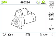 460294 żtartér VALEO RE-GEN REMANUFACTURED VALEO